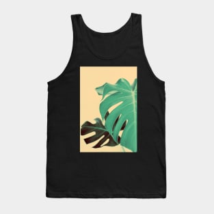 Monstera Minimalist Tank Top